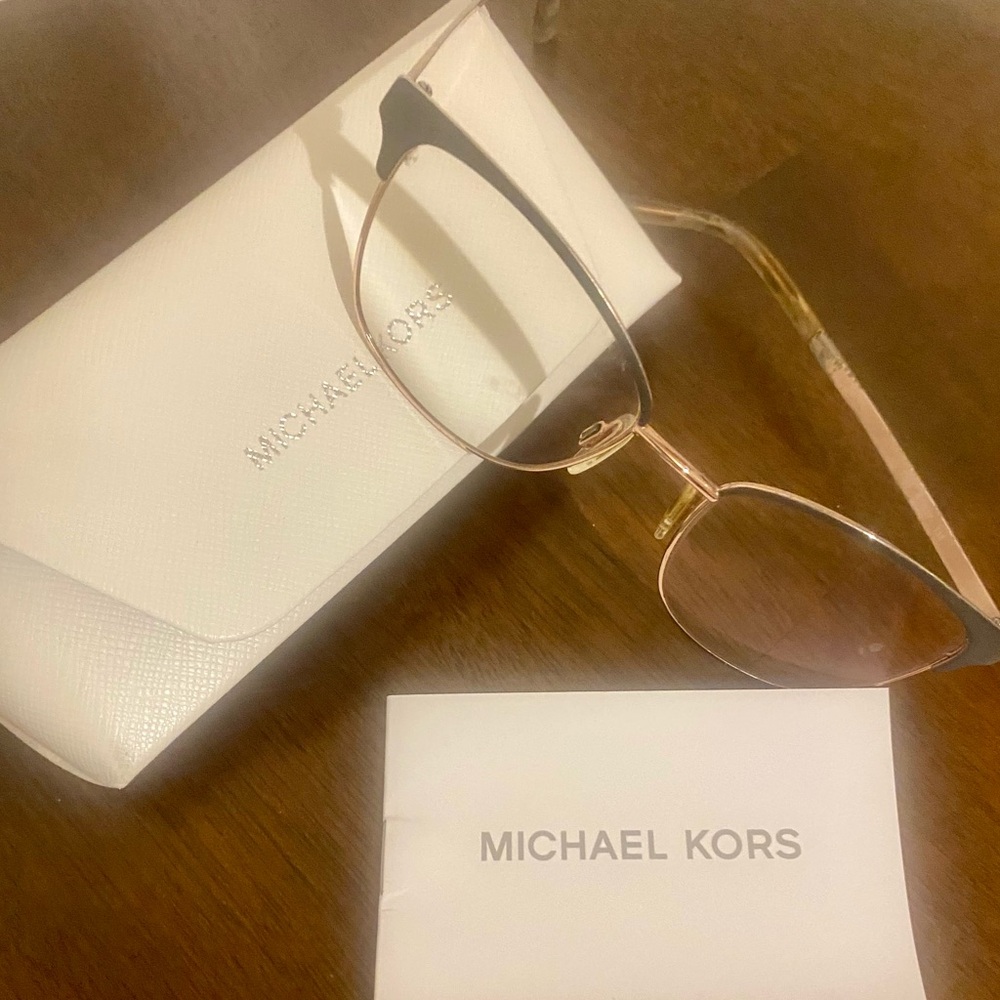 Michael Kors MK 3012 Adrianna IV Women's Eyeglasses Glasses. Gold & Grey - Picture 12 of 12